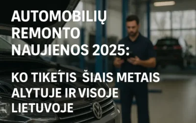 Automobilių Remonto Naujienos 2025: Ko Tikėtis Šiais Metais Alytuje ir Visoje Lietuvoje